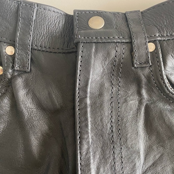 Real Authentic Leather Shorts - Picture 4 of 4